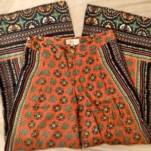 Anthropologie Elevenses Wide Leg Pants